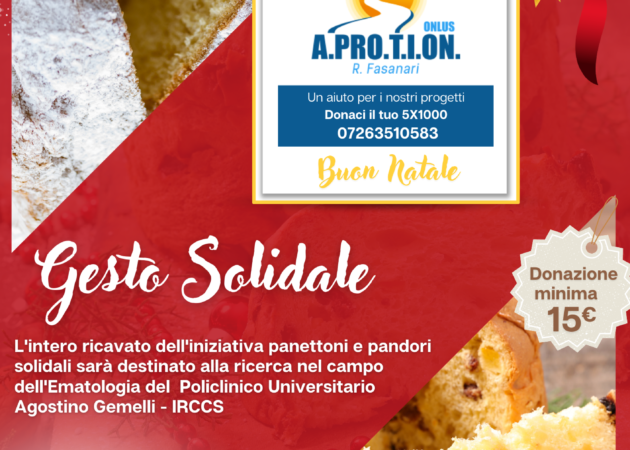 Gesto Solidale – PANDORI E PANETTONI DI NATALE