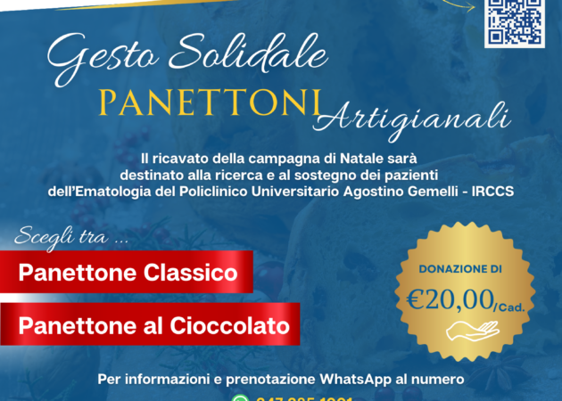 Panettoni di Natale Artigianali a sostegno delle iniziative A.PRO.T.I.ON – SOLD OUT