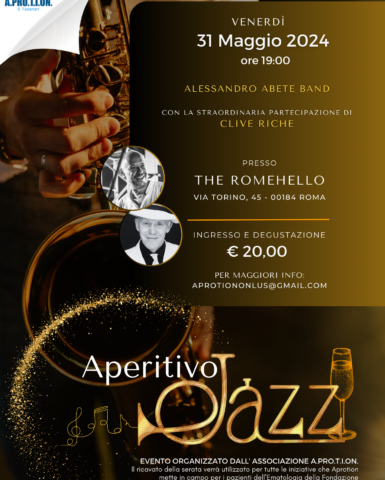 Aperitivo Jazz – 31 MAGGIO 2024